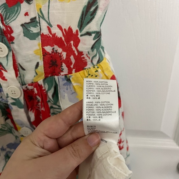 Urban Outfitters Colorful Floral Midi Dress - Picture 8 of 10